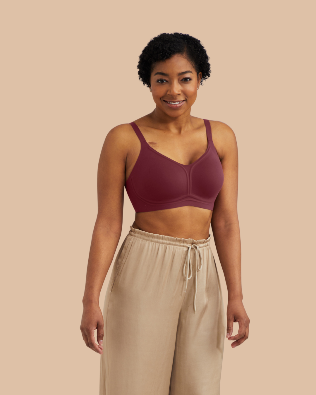 Amoena Wave Pure Prothese BH 45142| kleur ruby