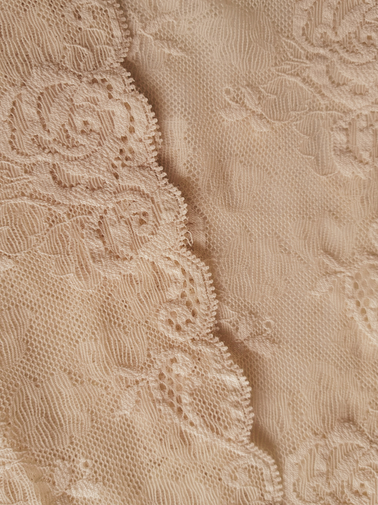 Stomaband kant | kleur poeder roze bloem