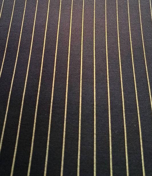 Dagelijkse stomaband van jersey stof | kleur krijtstreep blauw