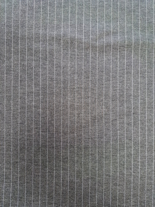 Dagelijkse stomaband van jersey stof | kleur krijtstreep licht grijs