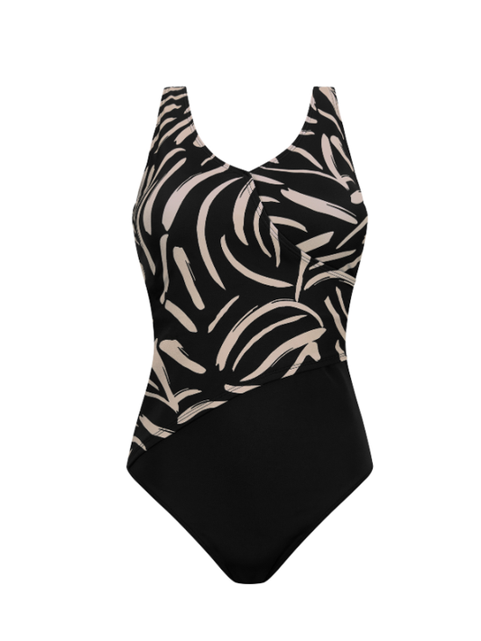 Amoena Prothese Badpak Turin 71793 | zwart / nude