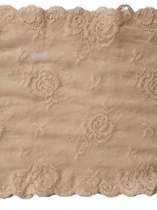 Stomaband kant | kleur poeder roze bloem