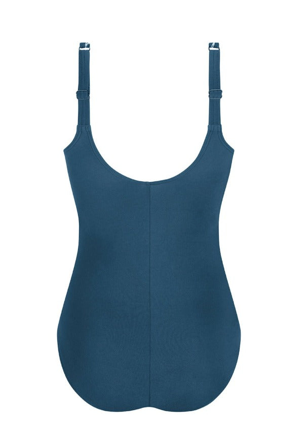 Amoena Prothese Badpak Timeless Chic Sarong 71671 | blauw