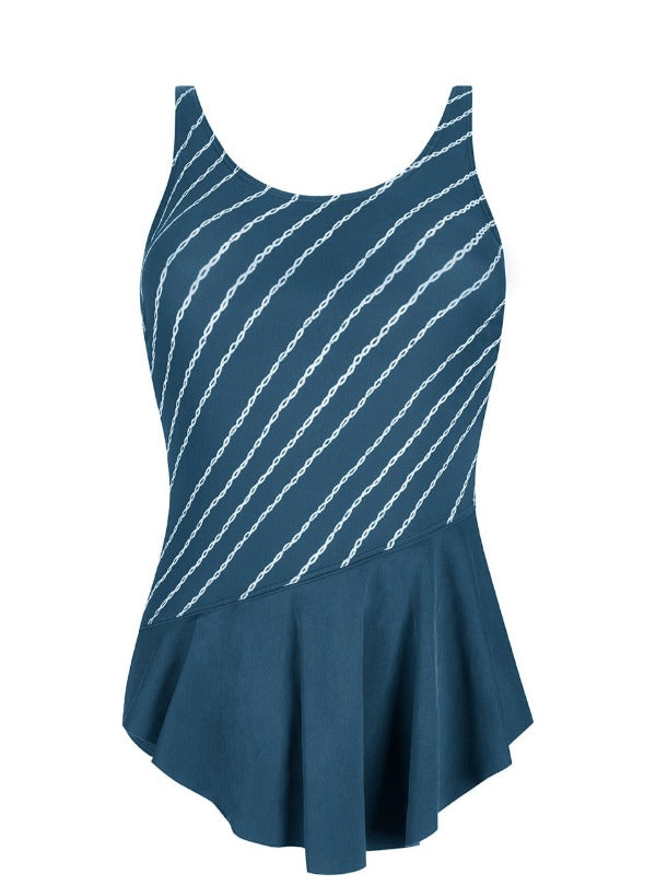 Amoena Prothese Badpak Timeless Chic Sarong 71671 | blauw