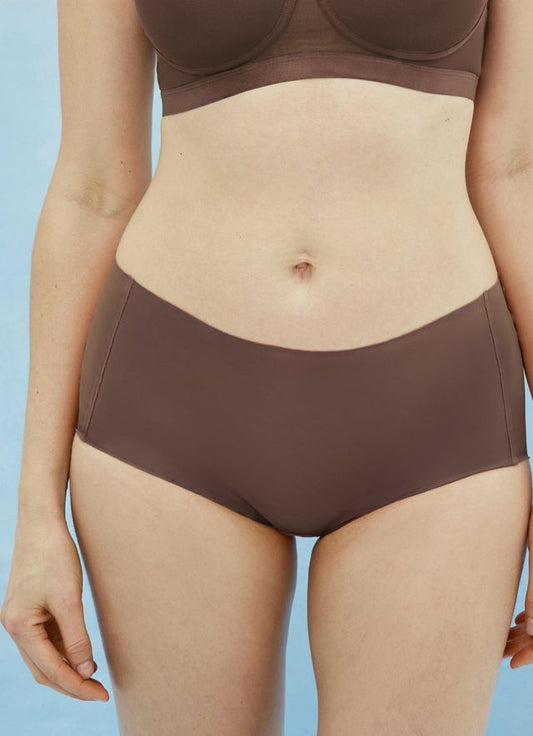 Megami High Waist Seamless M7108 slip | Cinnamon