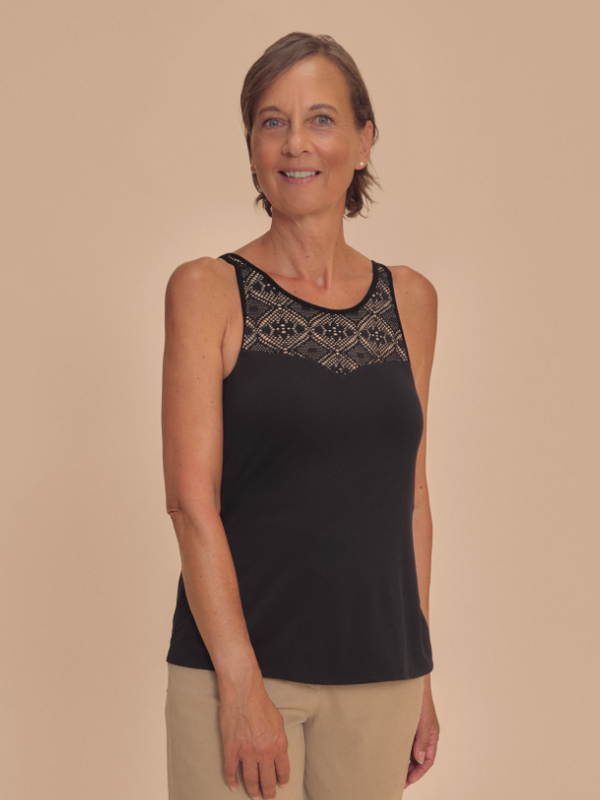 Amoena Prothese Summer Top 44924 | zwart