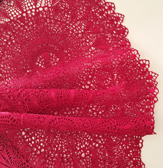 Stomaband kant | kleur wijn rood