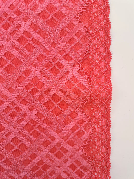 Stomaband kant | kleur lipstick rood