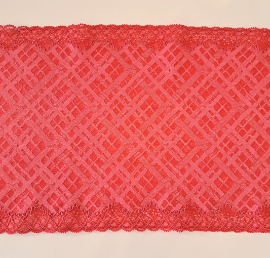 Stomaband kant | kleur lipstick rood