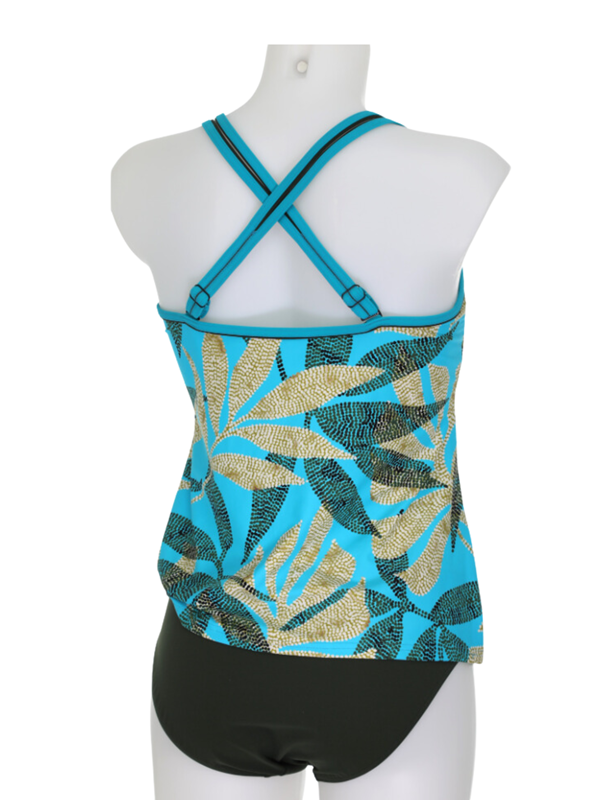 Sunflair Prothese Tankini 28021 | aqua blauw / groen