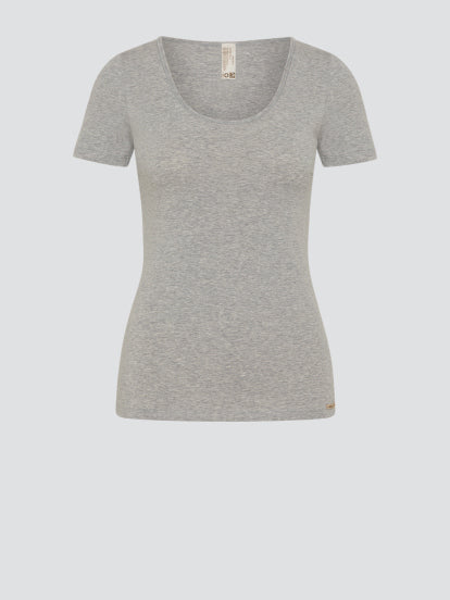 Comazo dames T-shirt biokatoen kleur grijs