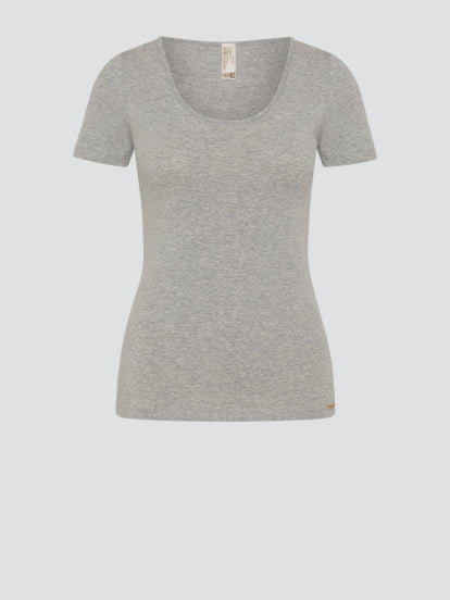 Comazo dames T-shirt biokatoen kleur grijs