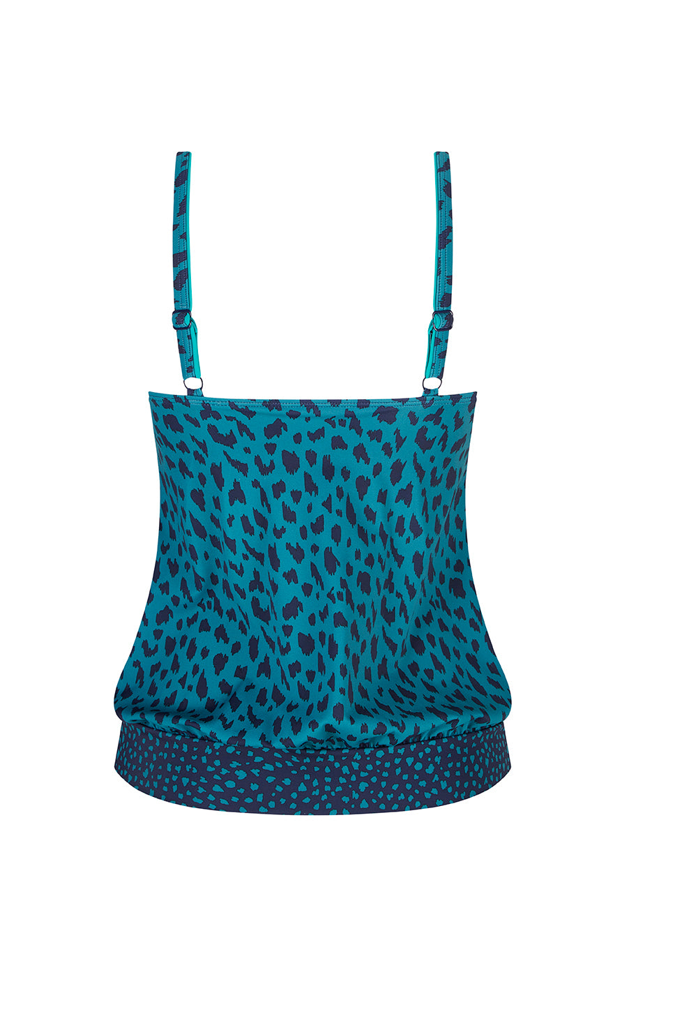 Amoena Prothese Tankini Blouson Manila 71617 | blauw groen