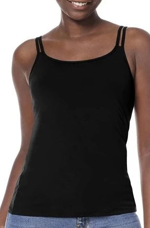 Amoena Valletta prothese top met ingewerkte hoesjes 70229 zwart