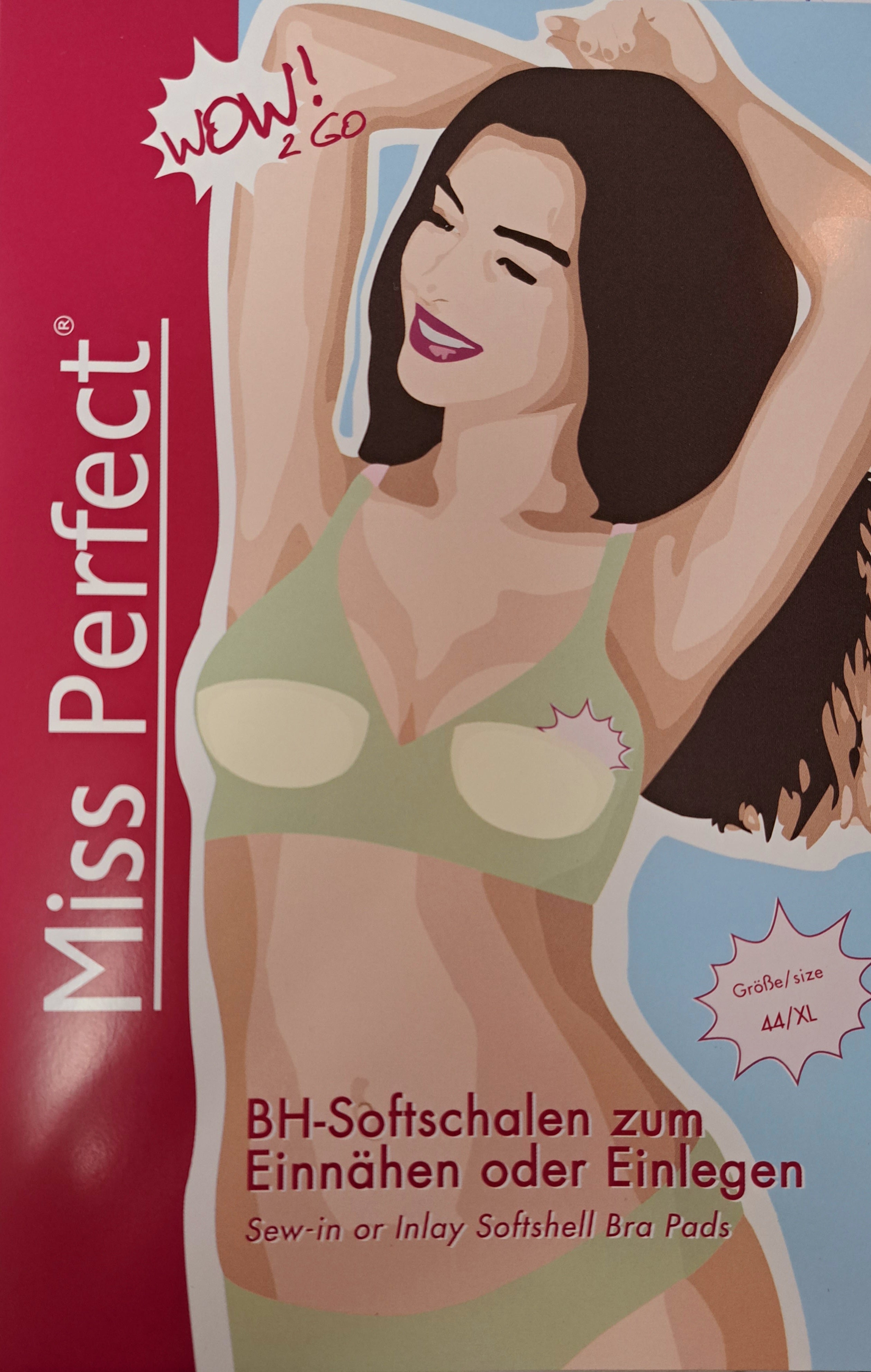 Miss Perfect losse foam cups rond 2 stuks